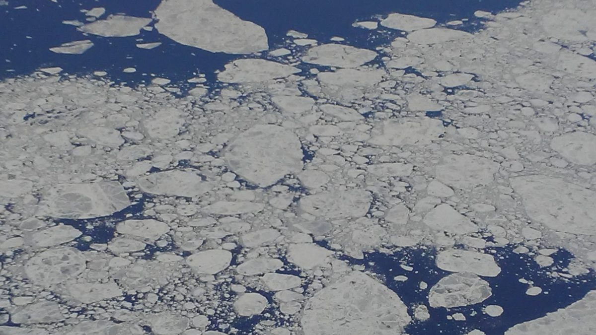 photo of icebergs in ocean