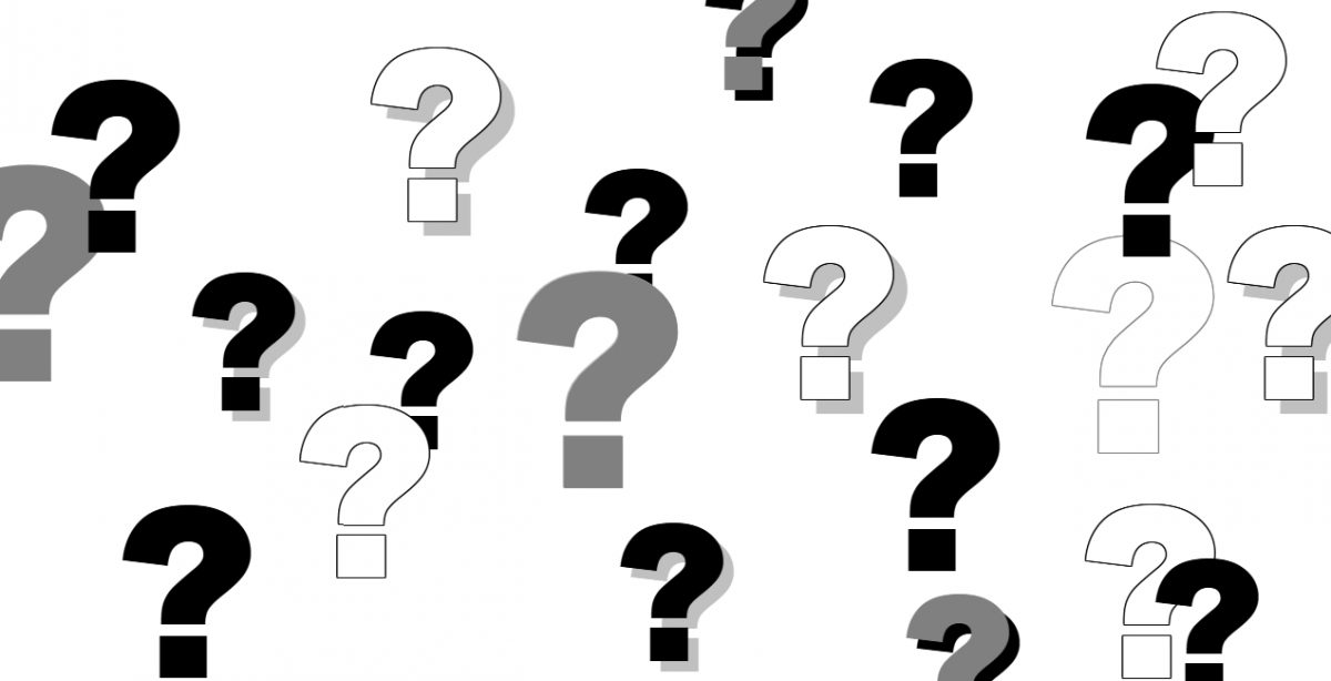 question marks graphic