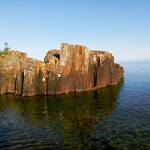 photo of rock formation at Artist's Point in Lake Superior