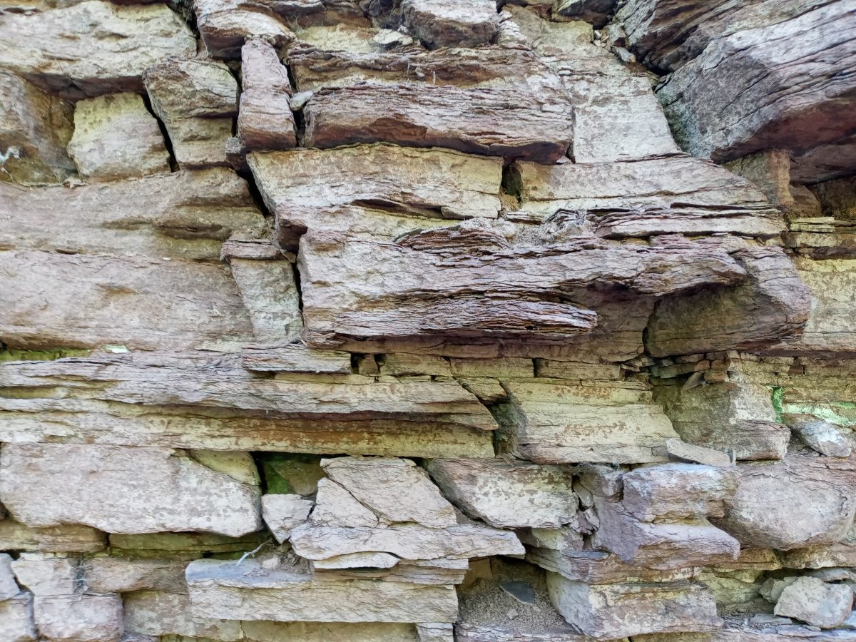 photo of rock formation at Cutface Creek, Minnesota