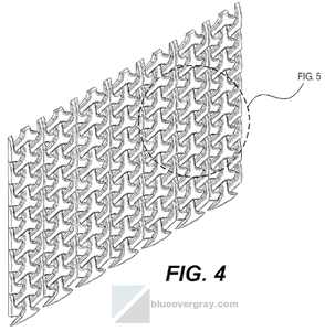 FIG. 4 of U.S. Patent D677,946, showing claimed pattern