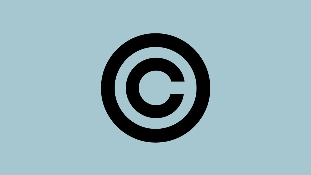 copyright symbol graphic